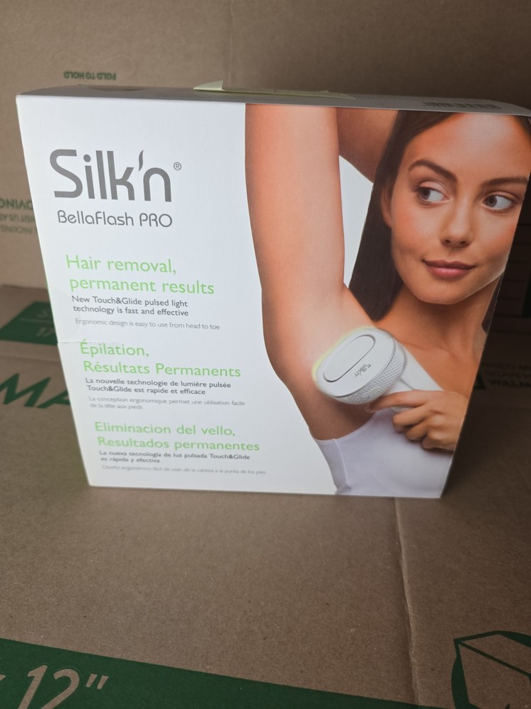 Silk’n Bella Flash Pro Touch & Glide HPL Technology Hair Remover Open Box New