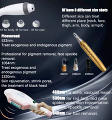 IPL OPT RF Nd Yag Picosecond Laser Hair Removal Tattoo Pigment Removal Machine