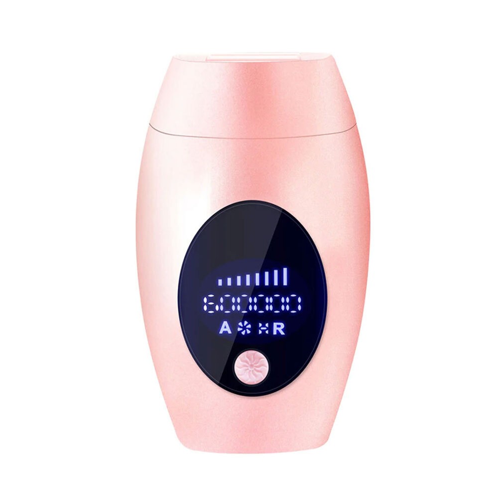 Pink IPL Laser Epilation Hair Removal Device 600000 Flashes Shoot LCD Display