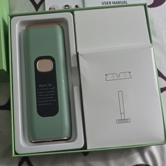 Sarlisi IPL Hair Removal Device Green with Safety Glasses and User Manual