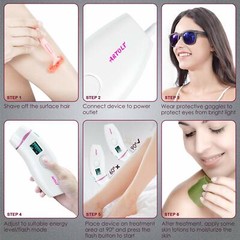 At-Home IPL 999,999 Flashes Hair Removal Device Permanent Painless Hair Remover