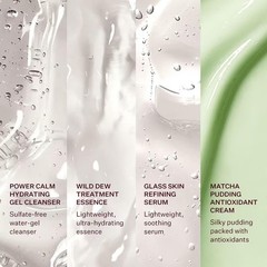 Peach & Lily – Glass Skin Discovery Kit (4 Products) – 1 Cleanser, KIT, Pink