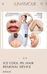 Luna’Mour Ice Cool IPL Hair Removal Device