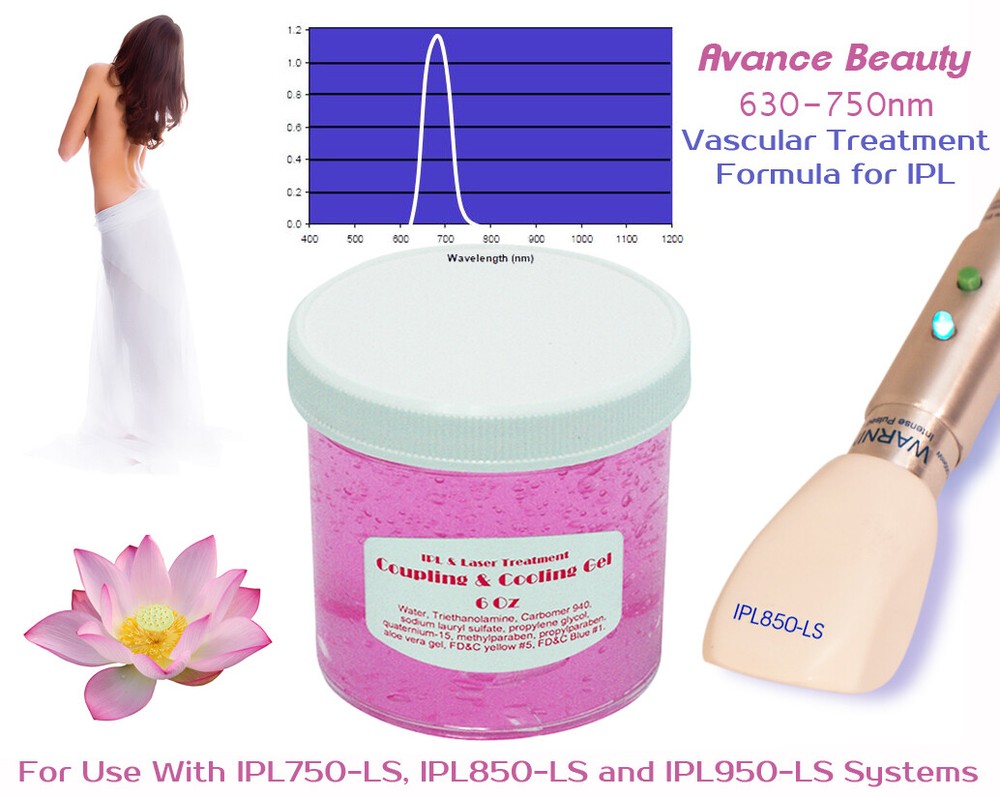 Avance Vascular Vein Formula Filter Cooling and Coupling Gel for Laser & IPL.