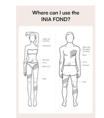 INIA Fond Unisex Laser Hair Removal Device For Face, Body, Armpits & Legs D-1198