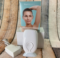 iluminage Precise Touch IPL Hair Reduction Device ELOS RF w/ Charger & Box EUC