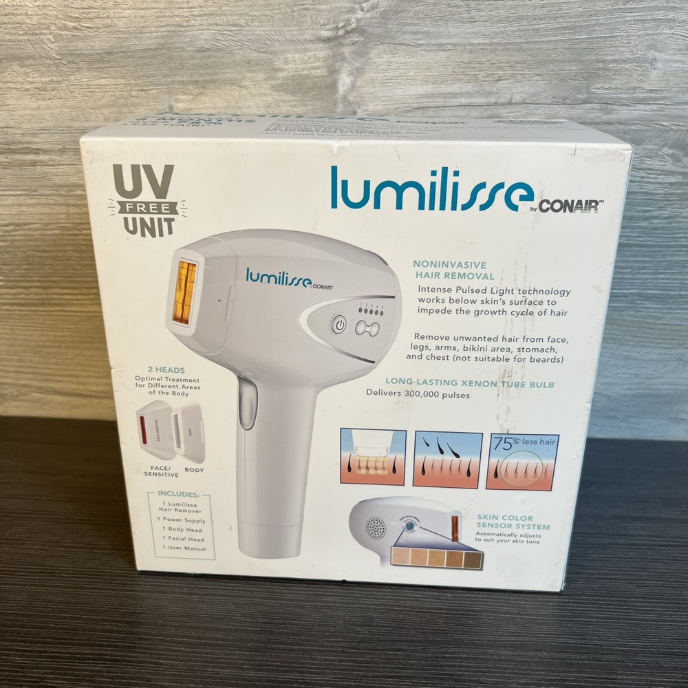 Conair Lumilisse IPL Intense Pulsed Light Therapy Hair Remove Device Works