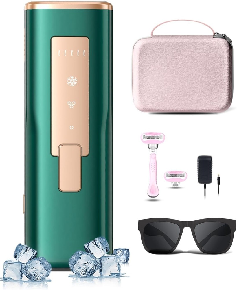 Sapyro IPL Hair Removal Device with Ice-Cooling Technology For woman and man