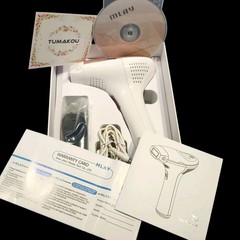 MLAY T3 Hair Removal Laser LED IPL Device Pink & White NEW!