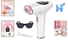 5 Energy Levels IPL Hair Removal Device – 86% Reduction, At-Home Safety Solution