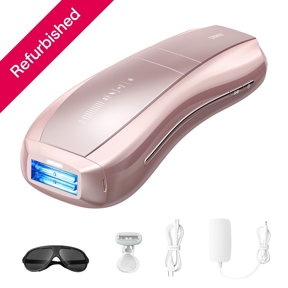 Ulike Air 10 IPL Laser Hair Removal Device Sapphire Ice Cooling with sunglasses