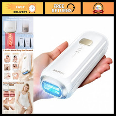 IPL Laser Hair Removal Device for Men & Women, 3-in-1 Painless with Ice-Cooling,