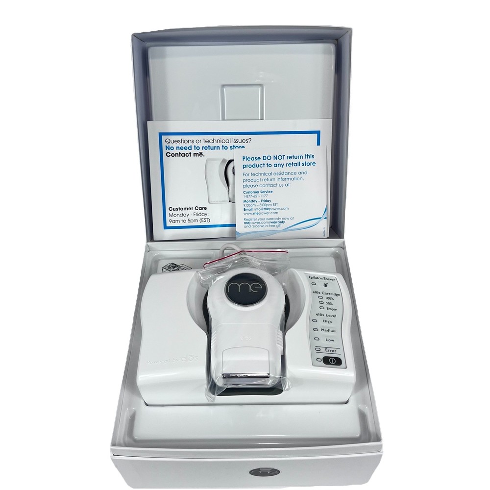 ME Smooth Permanent Hair Reduction Iluminage Beauty Elos Tech HU-FG00501 New