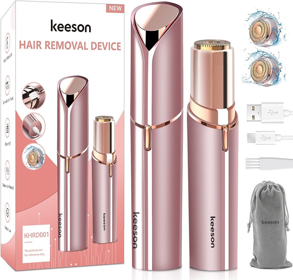 Facial Hair Removal for Women, Painless Womens Facial Hair Remover Upper Lip fuz