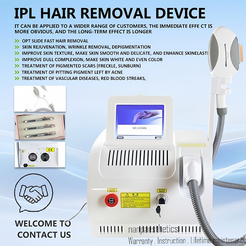 PRO IPL Elight OPT Laser Permanent Hair Removal RF Skin Care Salon Machine