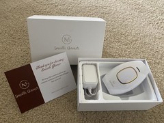 Smooth Glamor IPL Hair Removal Handset 5 Levels 300000 Flashes Face Body NEW