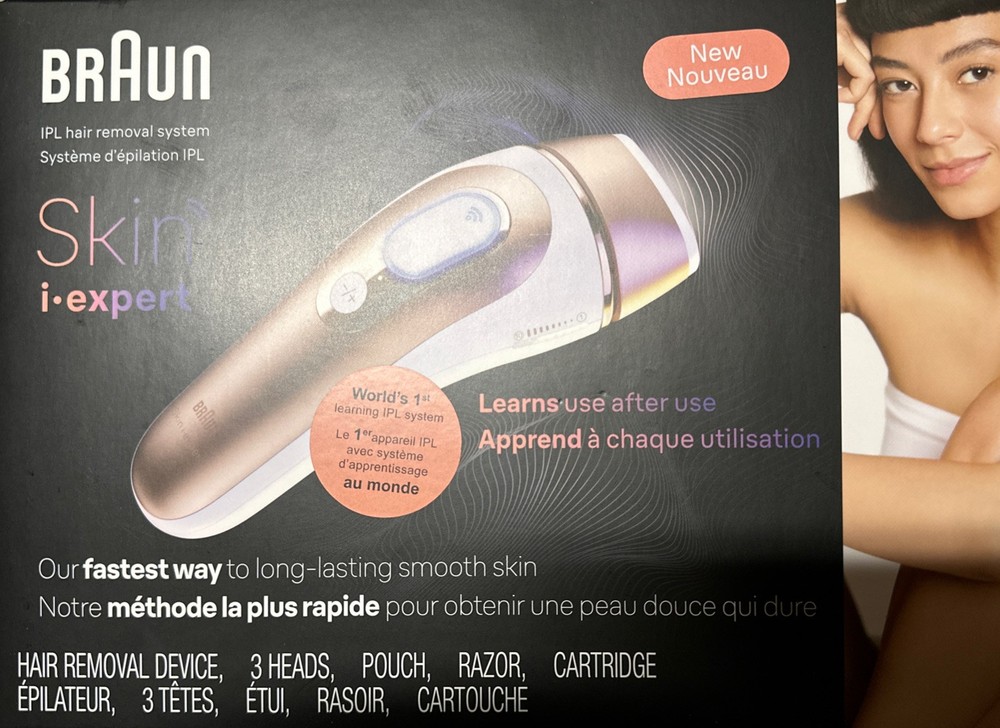 Braun IPL Skin i·expert, at Home Laser Hair Removal, Holiday Gifts