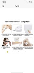 IPL Hair Removal Laser Permanent Body epilator Painless Device 999,999 Flashes