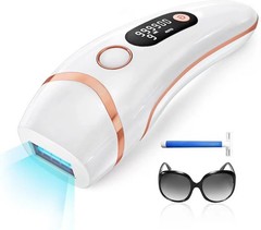 IPL Laser Hair Removal for Women Men 3-in-1 Ice Cooling At-Home Device Face Body