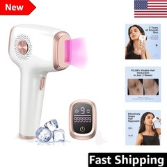Compact IPL Hair Removal System for Women – 9 Energy Levels & Ice Cooling Tech