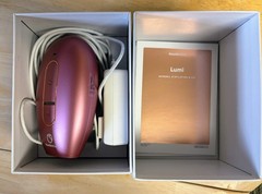 RoseSkinCo. Lumi IPL Hair Removal Device, Pink, FDA Cleared, Legs Arms Bikini