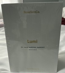RoseSkinCo. Lumi IPL Hair Removal Handset in White Gold Authentic Sealed NEW