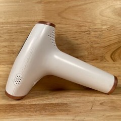 AMZgirl Women’s White & Rose Gold Handheld Laser Permanent Hair Removal Device