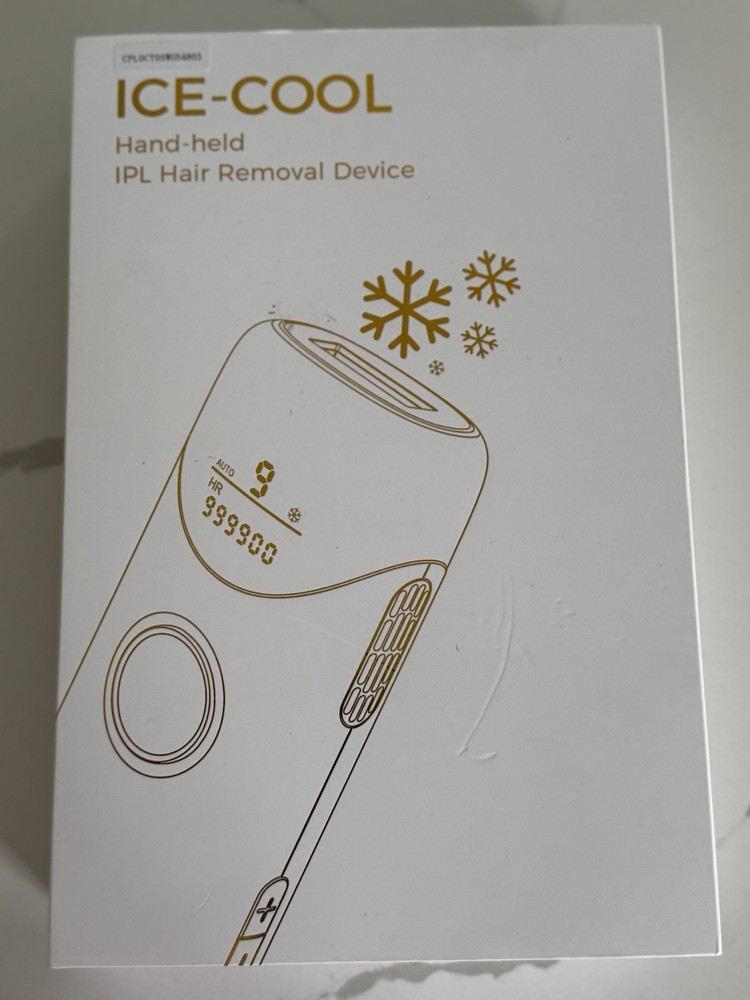 Laser Hair Removal with 5℃ Ice Cooling, Painless IPL Laser Hair Removal 3 in 1