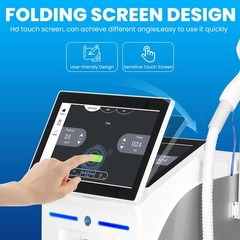 10 Bars 755/808/940/1064 Diode Laser Hair Removal Ice Cooling System Home/Salon