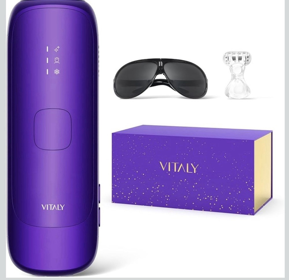 Vitaly Sapphire Ice-Cooling IPL Hair Removal for Fast Full-Body Results New