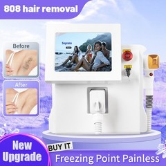808 laser hair removal device, ice platinum hair removal head, fast hair removal