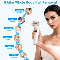 3 In 1 Ice Cooling Laser Hair Removal Painless Permanent At-Home IPL Hair Remova