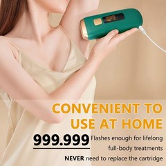 IPL Laser Hair Removal Machine 990000 Flashes Permanent Epilator for Face & Body