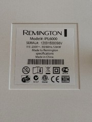 Remington i-LIGHT Pro IPL Hair Removal System IPL6000 – Tested – FREE SHIP !!