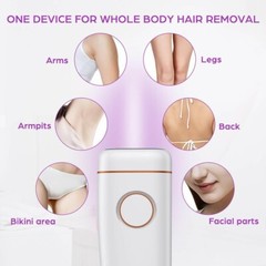 Blusmart Laser Hair Remover IPL Women Facial Body 999,999 Flash Home Painless
