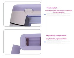 Portable Electric Lint Remover Fabric Shaver Clothes Fuzz Bobble Remover Blue