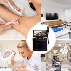 Ice Titanium 755 808 1064nm Permanent Painless Diode Laser hair removal Machine