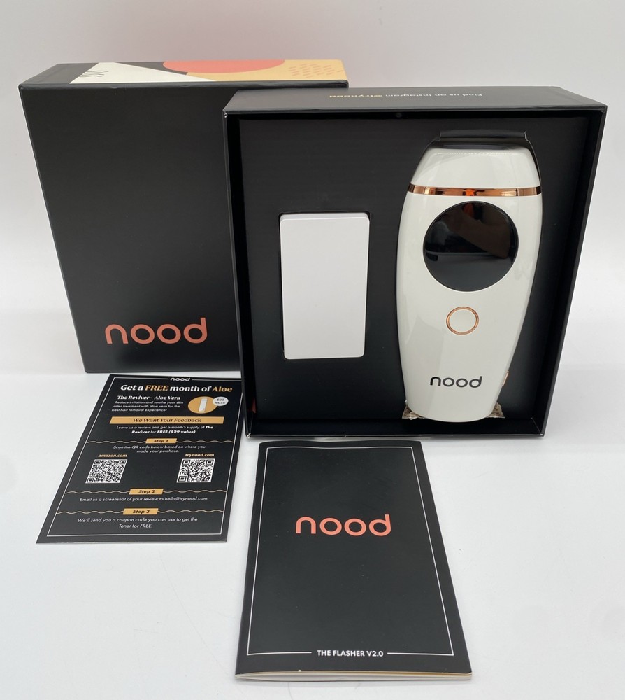 Nood The Flasher 2.0 IPL Laser Hair Removal Handset-NEW Open Box