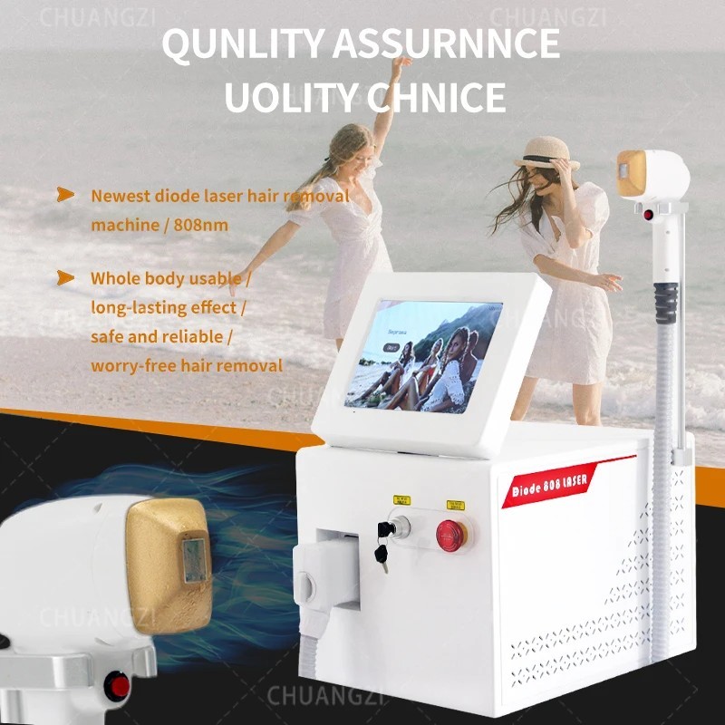 Professional 2026 ICE Titanium 755/808/1064 Diode Laser Hair Removal System