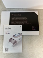 Braun Skin i·expert Smart IPL Hair Removal 4 Heads & Case Model 6036 Used 1 Time