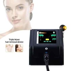 Professional Diode Ice Titanium Laser Hair Removal Machine 808 1064 755nm Spa