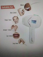 Edousin Unisex Laser Hair Removal Device + Shaver + IPL Glasses 550000 Flash New