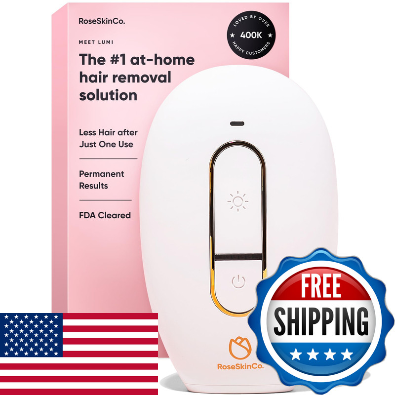 Roseskinco Lumi Ipl Laser Hair Removal Device At Home Permanent Hair Reduction