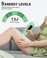 IPL Hair Removal Device for Face, Legs, Arms & Bikini Line – At-Home Laser Treat
