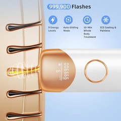 Ubroo Laser Hair Removal with 5℃ Ice Cooling,Hand-held Hair Removal Device IPL H
