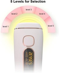 Permanent IPL Hair Removal Device for Women with LCD Display Painless Home Use