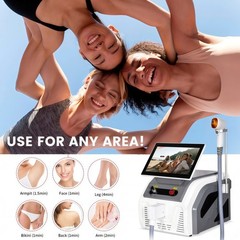 808 Diode Laser Hair Removal Machine 755 808 940 1064nm 10Bars Smooth Skin