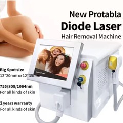 3 Wavelength Diode Laser Hair Removal Machine 755 808 1064nm Skin Tattoo Removal
