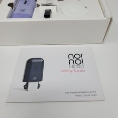 No!No! MICRO On The Go Hair Removal Device Lilac Kit NEW Accessories Included