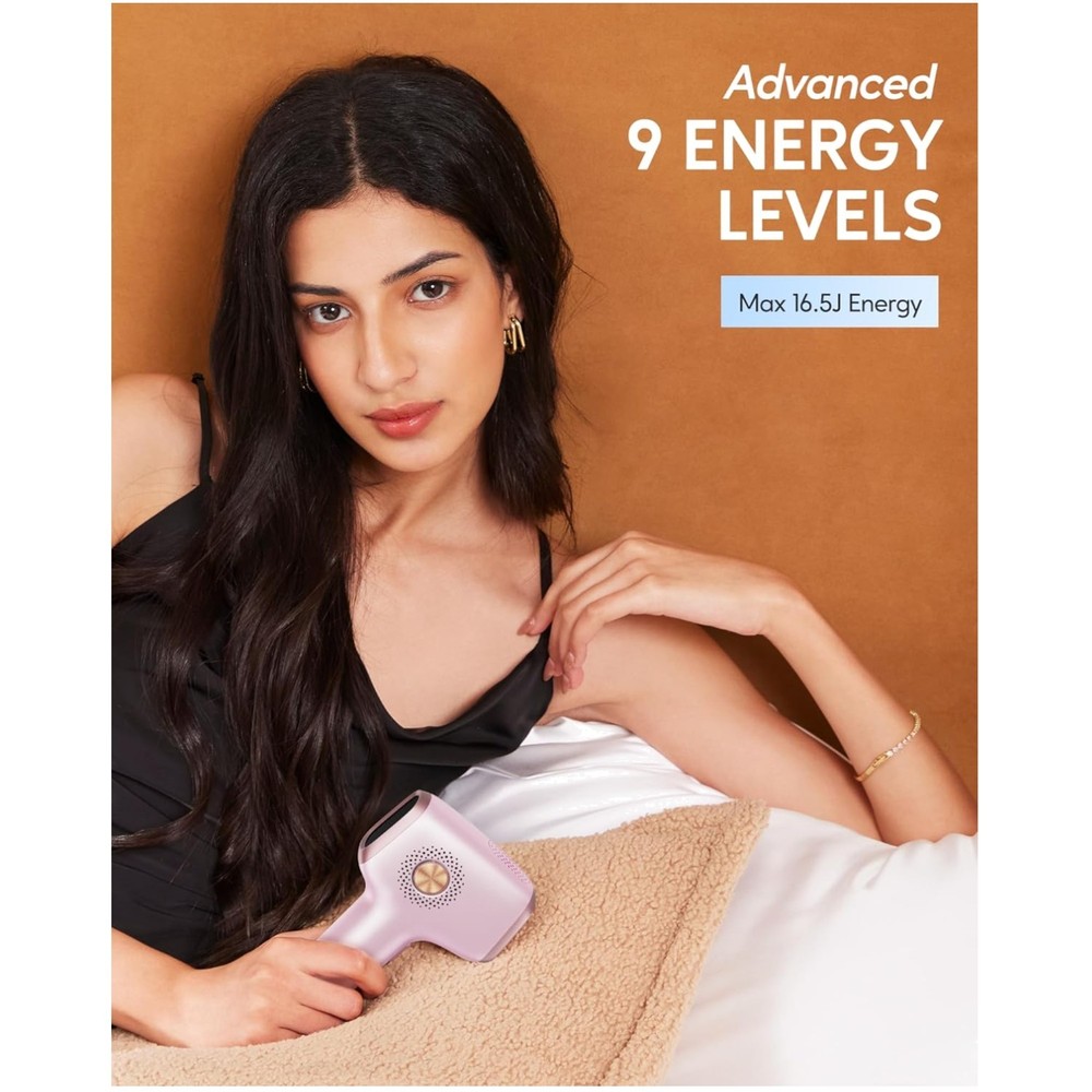 Advanced IPL Hair Removal System, 9 Intensity Levels